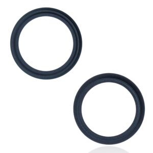 BACK CAMERA LENS GLASS RING PROTECTIVE COVER COMPATIBLE FOR IPHONE_Black